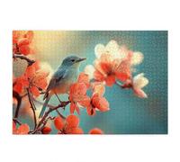 Jigsaw Puzzles for Adults 1500, 1500 Piece Jigsaw Puzzles for Adults, Wooden Puzzle Game for The Whole for Men, Flower Puzzle for Christmas Decorations, Gifts for Women, Theme: Bird Pattern, G-20