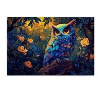 Jigsaw Puzzles for Adults 1500, 1500 Piece Jigsaw Puzzles for Adults, Wooden Puzzle Game for The Whole for Men, Owl Puzzle for Christmas Decorations, Gifts for Women, Theme: Abstract Pattern, B-34