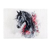 Jigsaw Puzzles for Adults 1500, 1500 Piece Jigsaw Puzzles for Adults, Wooden Puzzle Game for The Whole for Men, Horse Puzzle for Christmas Decorations, Gifts for Women, Theme: Abstract Pattern, A-92