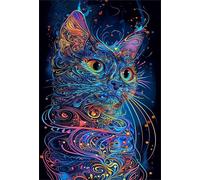 Jigsaw Puzzles for Adults 1500, Abstract Animal Cat, Impossible Puzzle for Adults Educational Games, Challenging Puzzles, Puzzle Game for Men Women Elders Seniors
