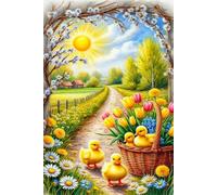 Jigsaw Puzzles for Adults 1500 Animal Duck Flower, Puzzle Games, Impossible Puzzle, Puzzles for Adults 1500 Pieces for Wall Decoration and Gifts, 34.3 x 22.4 inch