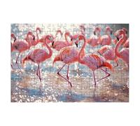 Jigsaw Puzzles for Adults 1500, Animal Jigsaws 1500 Pieces for Adults, Impossible Jigsaws Puzzle Challenging Game for The Whole, Wooden Jigsaw Puzzles for Gifts for Women, Decor Theme:Flamingos -1642