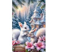 Jigsaw Puzzles for Adults 1500 Animal Rabbit Flower, Puzzle Games, Impossible Puzzle, Puzzles for Adults 1500 Pieces for Wall Decoration and Gifts, 34.3 x 22.4 inch