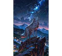Jigsaw Puzzles for Adults 1500 Animal Wolf, Puzzle Games, Impossible Puzzle, Puzzles for Adults 1500 Pieces for Wall Decoration and Gifts, 34.3 x 22.4 inch