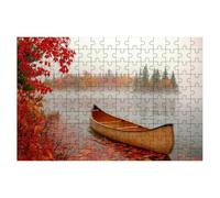 Jigsaw Puzzles for Adults 1500, Autumn Jigsaws 1500 Pieces for Adults, Impossible Jigsaws Puzzle Challenging Game for The Whole, Wooden Jigsaw Puzzles for Gifts for Women, Men, Decor, Theme:Boat -1434