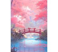 Jigsaw Puzzles for Adults 1500, Challenge High Difficulty, Educational Game Decompression Jigsaw Puzzle, Tree Bridge River Puzzle 1500 Pieces