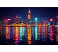 Jigsaw Puzzles for Adults 1500 City 1500 Piece Jigsaw Puzzles for Adults, Challenging Puzzle Educational Game for The Whole for Women Gifts for Men Room Decor Landscape 36 x 24 Inches RXPT-7569