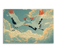 Jigsaw Puzzles for Adults 1500, Crane Jigsaw Puzzles for Adults, Animal Jigsaws Puzzle with Exquisite Packaging Box, Impossible Wooden Puzzle for Home Decor, Gifts for Women, Gifts for Men, -1386