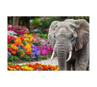 Jigsaw Puzzles for Adults 1500, Elephant Jigsaws 1500 Pieces for Adults, Impossible Jigsaws Puzzle Challenging Game for The Whole, Wooden Jigsaw Puzzles for Gifts for Women, Decor Theme:Flower -1424