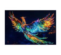 Jigsaw Puzzles for Adults 1500 Fantasy Jigsaws 1500 Pieces for Adults Wooden Phoenix Puzzle Games, Classic Educational Challenging Game for The Whole Families Decompression, Decor Gifts 87x57cm L-84