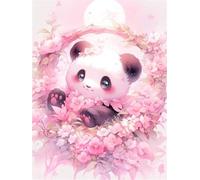 Jigsaw Puzzles for Adults 1500 Flower Animal Panda 34.3 x 22.4 inch, Puzzle Educational Games, 1500 Pieces for Adults Family Puzzle Game