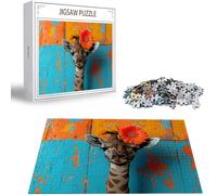 Jigsaw Puzzles for Adults 1500 Flower Jigsaw Puzzle, Family Puzzle Game Christmas Birthday Gifts, Deer Jigsaws Puzzles 1500 Pieces for Adults, Home Party Activity, Gifts for Teenage 14-16 Years H-5881