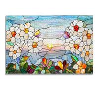 Jigsaw Puzzles for Adults 1500, Flower Jigsaw Puzzles for Adults, Daisy Jigsaws Puzzle with Exquisite Packaging Box, Impossible Wooden Puzzle for Home Decor, Gifts for Women, Gifts for Men, -2706