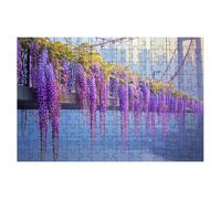 Jigsaw Puzzles for Adults 1500, Flower Jigsaws 1500 Pieces for Adults, Impossible Jigsaws Puzzle Challenging Game for The Whole, Wooden Jigsaw Puzzles for Gifts for Women Men, Decor Theme:Bridge -2118