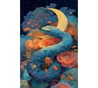 Jigsaw Puzzles for Adults 1500, Flower Snake Puzzles for Adults, Challenging Puzzle Games, Difficult Puzzle 1500 Pieces