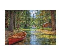 Jigsaw Puzzles for Adults 1500, Forest Jigsaws 1500 Pieces for Adults, Impossible Jigsaws Puzzle Challenging Game for The Whole, Wooden Jigsaw Puzzles for Gifts for Women, Men, Decor, Theme:Boat -1816