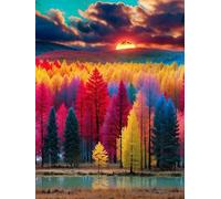 Jigsaw Puzzles for Adults 1500 Jungle Scenery 34.3 x 22.4 inch, Puzzle Educational Games, 1500 Pieces for Adults Family Puzzle Game