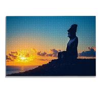 Jigsaw Puzzles for Adults 1500, Landscape Jigsaw Puzzles for Adults, Easter Island Jigsaws Puzzle with Exquisite Packaging Box, Impossible Wooden Puzzle for Home Decor, Gifts for Women and Men, -1376