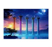 Jigsaw Puzzles for Adults 1500, Landscape Jigsaw Puzzles for Adults, Sunset Jigsaws Puzzle Game, Wooden Puzzle with Exquisite Packaging Box, Gift for Women, Christmas, Challenge High Difficulty H-0