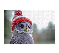 Jigsaw Puzzles for Adults 1500, Owl Jigsaw Puzzles for Adults, Cute Jigsaws Puzzle Game, Wooden Puzzle with Exquisite Packaging Box, Gift for Women, Men, Christmas, Challenge High Difficulty E-44