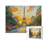 Jigsaw Puzzles for Adults 1500 Paris Tower, 1500 Piece Jigsaw Puzzles for Adults, Educational Game Jigsaw Puzzle 34.8x22.8in Suitable for Decompression and Wall Decor, Puzzle Gifts x-24