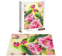 Jigsaw Puzzles for Adults 1500 Parrot Jigsaw Puzzle, Family Puzzle Game Christmas Birthday Gifts, Flower Jigsaws Puzzles 1500 Pieces for Adults, Home Party Activity for Teenage Boys 14-16 Years B-5818