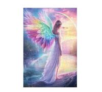 Jigsaw Puzzles for Adults 1500 Piece Angel Large Puzzle Girl, Difficult Challenging Family Games for The Whole for Women, Wooden Jigsaws with Gift Box Packaging, Home Room Decor 87x57cm D-1332