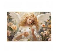 Jigsaw Puzzles for Adults 1500 Piece Angel Large Puzzle Girl, Difficult Challenging Family Games for The Whole for Women, Wooden Jigsaws with Gift Box Packaging, Home Room Decor 87x57cm D-533