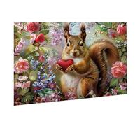 Jigsaw Puzzles for Adults 1500 Piece Animal Jigsaw Puzzle - Colourful, Challenging Game & Brainteasing Adult Jigsaws, The Whole 3D Jigsaw Gifts for Women, Men Beautiful Decoration Squirrel K0F-391