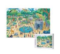 Jigsaw Puzzles for Adults 1500 Piece Animal Jigsaw Puzzles for Adults with Gift Box 87x57cm,Wooden Puzzle Amusement Park Challenging Puzzle Games Home Decoration,Gifts for The Whole Family,p753t