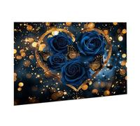 Jigsaw Puzzles for Adults 1500 Piece Blue Jigsaw Puzzle - Colourful, Challenging Game & Brainteasing Adult Jigsaws, The Whole 3D Jigsaw Gifts for Women, Men Beautiful Decoration Rose K0F-241