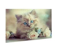 Jigsaw Puzzles for Adults 1500 Piece Cat Jigsaw Puzzle - Colourful, Challenging Game & Brainteasing Adult Jigsaws, The Whole 3D Jigsaw Gifts for Women, Men Beautiful Decoration Flower 3 K0F-859