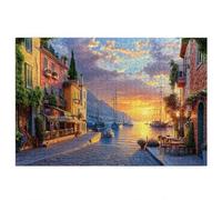 Jigsaw Puzzles for Adults 1500 piece, City Puzzles for Adults, Impossible Puzzle 1500 piece, Family Educational Wooden Puzzle, Challenging Jigsaws, Gift Box Packaging, Gifts for Women (Sunset) E-87
