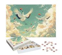 Jigsaw Puzzles for Adults 1500 Piece, Crane Jigsaw Puzzles for Adults, Animal Jigsaws 1500 Pieces with Box, Wooden Puzzle Challenging Game for the Whole for Women, Men, Wooden Puzzle for Gifts, -8445