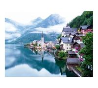 Jigsaw Puzzles for Adults 1500 Piece Educational Games-Chapel,buildings,lake 87x57cm