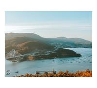 Jigsaw Puzzles for Adults 1500 Piece Educational Games-Coast,bridge,aerial,view 87x57cm