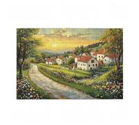 Jigsaw Puzzles for Adults 1500 Piece Farm Large Puzzle Landscape, Difficult Challenging Family Games for The Whole for Women, Wooden Jigsaws with Gift Box Packaging, Gifts for Women 87x57cm D-413
