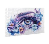 Jigsaw Puzzles for Adults 1500 Piece Flower Jigsaw Puzzle - Colourful, Challenging Game & Brainteasing Adult Jigsaws, The Whole 3D Jigsaw Gifts for Women, Men Beautiful Decoration Eye K0F-287