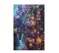 Jigsaw Puzzles for Adults 1500 Piece Flower Large Puzzle Bridge, Difficult Challenging Family Games for The Whole for Women, Wooden Jigsaws with Gift Box Packaging, Gifts for Women 87x57cm D-1010