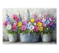 Jigsaw Puzzles for Adults 1500 Piece, Flower Puzzles for Adults, Impossible Puzzle 1500 Pieces, Family Educational Wooden Puzzle, Challenging Jigsaws, Gift Box Packaging, Gifts for Women, Men, B-1