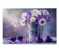 Jigsaw Puzzles for Adults 1500 Piece, Flower Puzzles for Adults, Impossible Puzzle 1500 Pieces, Family Educational Wooden Puzzle, Challenging Jigsaws, Gift Box Packaging, Gifts for Women, Men, U-75