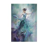 Jigsaw Puzzles for Adults 1500 Piece Girl Large Puzzle Dancer, Difficult Challenging Family Games for The Whole for Women, Wooden Jigsaws with Gift Box Packaging, Home Room Decor 87x57cm D-1331