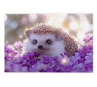 Jigsaw Puzzles for Adults 1500 Piece, Hedgehog Puzzles for Adults, Impossible Puzzle 1500 Pieces, Family Educational Wooden Puzzle, Challenging Jigsaws, Gift Box Packaging, Gifts for Women, Men, B-61