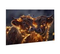 Jigsaw Puzzles for Adults 1500 Piece Highland Cattle Jigsaw Puzzle Colourful, Challenging Game Brainteasing Adult Jigsaws, The Whole 3D Jigsaw Gifts for Women, Men Beautiful Decoration Animal 3 K0F279