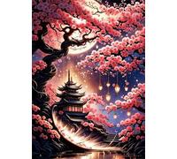 Jigsaw Puzzles for Adults 1500 Piece jigsaw puzzles for Adult Educational Game Challenge Toy 1500 Pieces Puzzle Challenging Games for The Whole for adults,Flowers Tree Palace puzzle Gifts