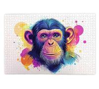 Jigsaw Puzzles for Adults 1500 Piece, Monkey Puzzles for Adults, Impossible Puzzle 1500 Pieces, Family Educational Wooden Puzzle, Challenging Jigsaws, Gift Box Packaging, Gifts for Women, Men, A-79