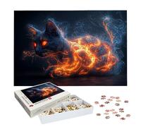 Jigsaw Puzzles for Adults 1500 Piece, Mystery Jigsaw Puzzles for Adults, Cat Jigsaws 1500 Pieces with Box, Wooden Puzzle Challenging Game for the Whole for Women, Men, Wooden Puzzle for Gifts, -9049