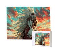 Jigsaw Puzzles for Adults 1500 Piece Native Americans, 1500 Piece Jigsaw Puzzles for Adults, Educational Game jigsaw puzzle 34.8x22.8in Suitable for Decompression and Room Wall Decor Gifts j-941