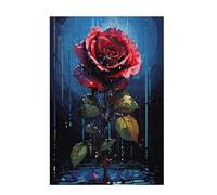 Jigsaw Puzzles for Adults 1500 Piece Rose Large Puzzle Gothic, Difficult Challenging Family Games for The Whole for Women, Wooden Jigsaws with Gift Box Packaging, Home Room Decor 87x57cm D-1566