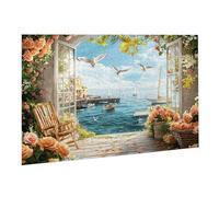 Jigsaw Puzzles for Adults 1500 Piece Seagull Jigsaw Puzzle - Colourful, Challenging Game & Brainteasing Adult Jigsaws, The Whole 3D Jigsaw Gifts for Women, Men Beautiful Decoration Sailboat K0F-421